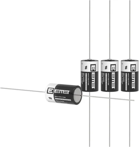 EEMB Paquete de 4 baterías de litio ER14250 1/2AA 3.6V con pestañas de soldadura AX Li-SOCL₂ Batería no recargable XL-050F SB-AA02 LS14250 TL-5902