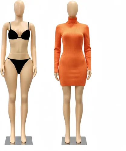 Maniquí de cuerpo completo con curvas BBL femenino, brazos ajustables desmontables de 70.8 pulgadas y forma de vestido de torso extraíble con base