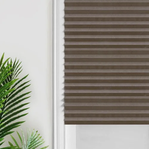 Miniatura 6 de Persianas verticales plisadas temporales - Sin taladrar, autoadhesivas, fáciles de instalar - Se ajustan a ventanas - Enrollable para baño, cocina