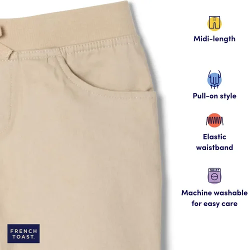 Miniatura 3 de French Toast Girls Big Stretch Pull-on Tie Front Short