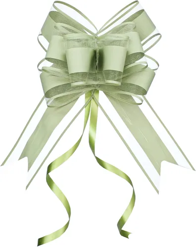 Miniatura 18 de Lazos para envolver regalos, 15 lazos de regalo grandes a granel para paquetes de regalos, cestas de regalo, Navidad, boda y decoración de fiestas