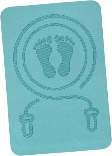 kowaku Alfombrilla de ejercicio de fitness para saltar con cuerda, protege suelos y equipos, alfombrilla de saltar para entrenamiento en interiores