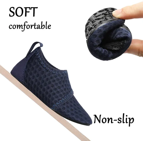 Miniatura 6 de L-RUN Zapatos de agua para bebés, zapatos de natación para playa, natación, piscina, zapatos de natación para bebés