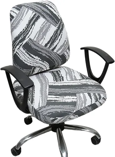 Miniatura 27 de Melaluxe Funda para silla de oficina de computadora, funda universal protectora y elástica para silla giratoria elástica Totam