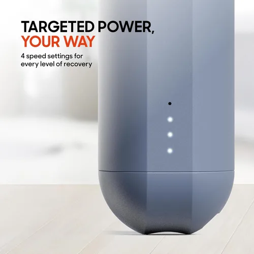 Miniatura 5 de Sharper Image Powerboost Move Aero [nueva versión 2026] Mini pistola de masaje de percusión de tejido profundo, herramienta de masaje para bígaro