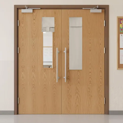 Miniatura 60 de RYB HOME 2 Paneles Cubierta de Ventana de Puerta de Aula, Persianas Opacas para Ventanas y Puertas de Aula Cubierta Persianas de Confinamiento