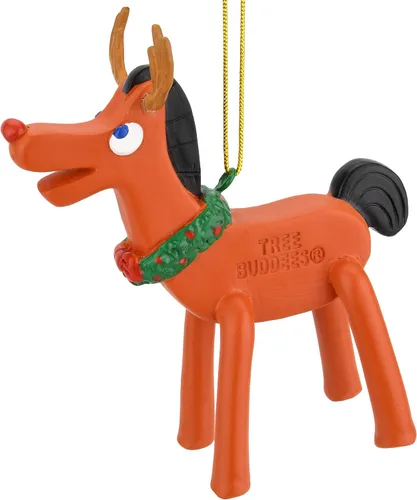 Miniatura 6 de Tree Buddees Rudolph Pokey - Adorno navideño de edición limitada, descontinuado
