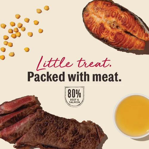Miniatura 3 de The Honest Kitchen Human Grade Surf & Turf Meaty Littles: Receta de Carne y Salmón, Bolsa de 4 oz