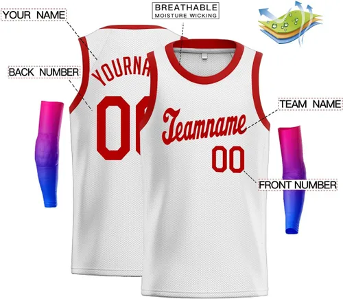 Miniatura 2 de Camiseta de baloncesto personalizada para hombre y joven, impresa o cosida, ropa deportiva deportiva deportiva personalizada con nombre y número