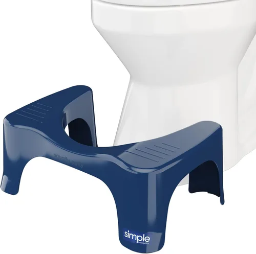 Miniatura 17 de Squatty Potty The Original - Taburete de inodoro de baño, ligero curvo con diseño elegante y moderno, negro, 7 pulgadas