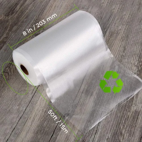 Miniatura 4 de Bolsas selladoras al vacío para alimentos – Bolsas de sellado de comida – 20 rollos de 11 pulgadas x 20 unidades – XinBaoLong grado comercial