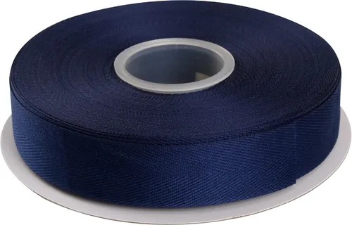 Miniatura 78 de Cinta de sarga de espiga con mango suave, ideal para envolver regalos, costura artesanal, 1/4 pulgadas x 25 yardas, color azul antiguo