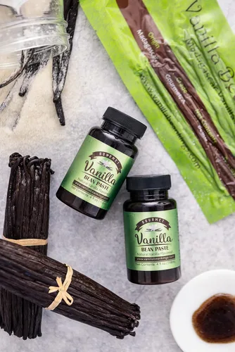 Miniatura 5 de Pasta de vainilla en grano para hornear y cocinar - Mezcla gourmet de vainilla Bourbon de Madagascar hecha con semillas de vainilla real - 8 onzas
