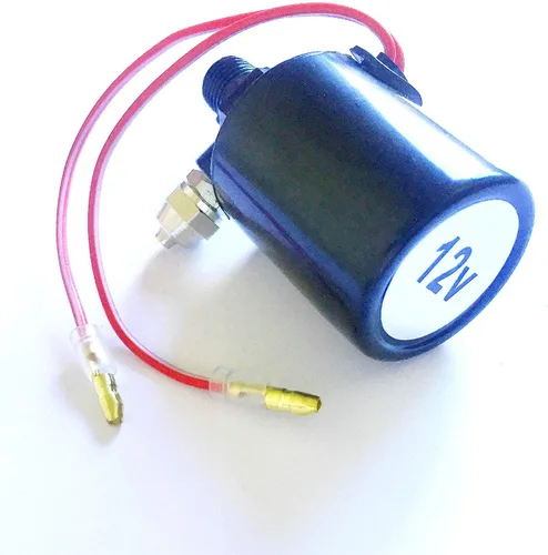 Miniatura 5 de Válvula solenoide de bocina de aire negro 12V piezas de camión Piezas de bocina Cuerno eléctrico Válvulas electrónicas Camión Electroválvula