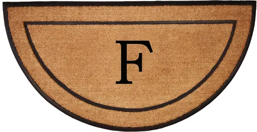 Miniatura 73 de Home & More Calloway Mills - Felpudo con monograma de medio círculo, letra (M, 24 x 36 pulgadas)