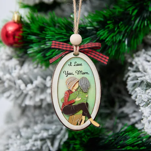 Miniatura 12 de Mejor Adorno de Tiza para Profesor 4 Pulgadas – Adorno Colgante de Madera en Capas, Suministros Escolares, Decoración, Regalo para Educador