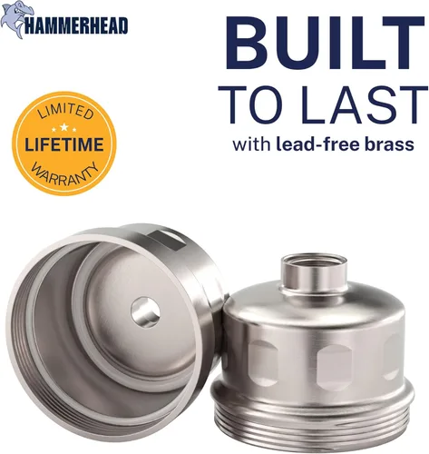 Miniatura 4 de HammerHead Showers® Cabezal de Filtro de Ducha de Metal Sólido – Filtro de Ducha KDF 55, Filtros de Ducha Universales de Alta Presión para Eliminar