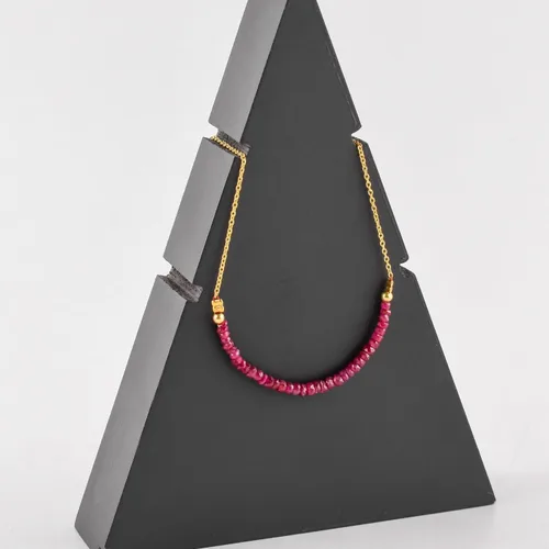 Miniatura 3 de Collar de barra hecho a mano con cuentas naturales para mujer, cristales de piedra natal y piedras curativas, chapado en rodio de plata de ley 925