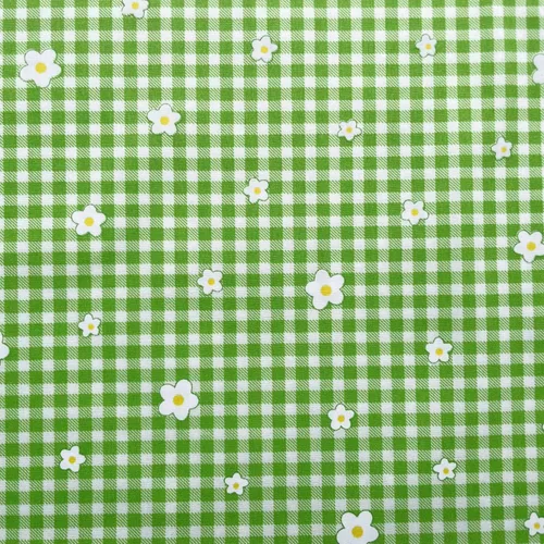 Miniatura 4 de DMFR - Paquetes de dijes verdes primaverales para acolchar de 5 pulgadas, 42 unidades, cuadrados de tela 100% algodón de 5 x 5, cuadrados