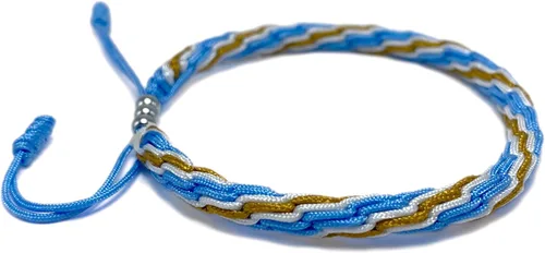 Miniatura 4 de LAMIBEE Pulsera con código de bandera de país, pulsera de cuerda de protección y sufrimiento de la suerte, pulsera tibetana, pulsera de cuerda