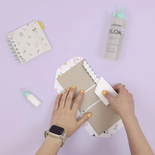 Miniatura 3 de Craftelier - Carpeta diagonal de hueso de teflón para papel Ideal para álbumes de recortes y manualidades como cartón, origami, encuadernación