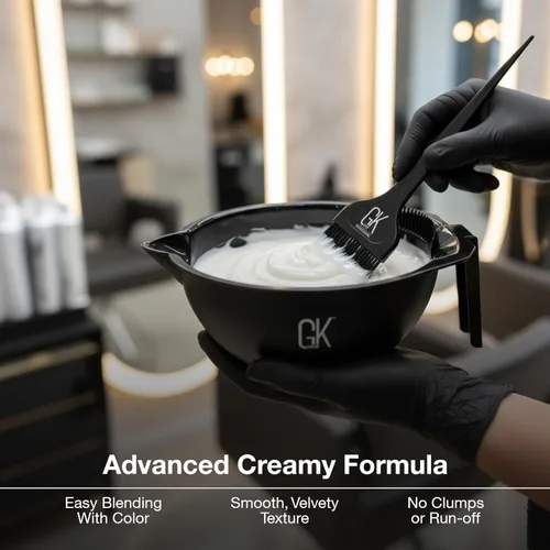Miniatura 7 de GK HAIR Crema vegana profesional para el cabello, desarrollador de 20 volúmenes, 33.8 onzas líquidas para teñir el cabello, tinte de tóner