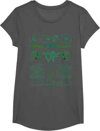 Miniatura 26 de Camiseta de realidad virtual VR Retro Gamers, Negro, S