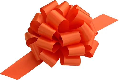 Miniatura 13 de Cinta roja grande para moños para regalos de Navidad – 9" de ancho, conjunto de 6, ABCD, Rojo, 6