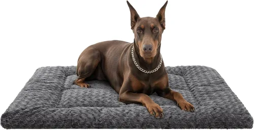 Miniatura 23 de Tapete lavable para cama de perro, suave y esponjoso, para mascotas, colchón para dormir para perros grandes, jumbos, medianos y pequeños, 30 x 19