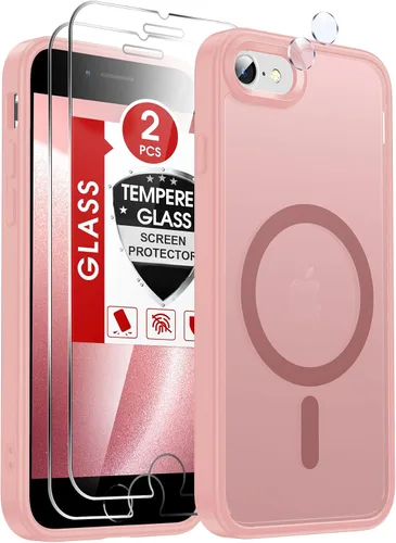 Miniatura 36 de LeYi Funda para iPhone XR: con protector de pantalla X2 + 2 funda para cámara [compatible con MagSafe] Funda protectora magnética i iphoneXR