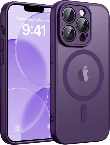 Miniatura 193 de FNTCASE - Funda para iPhone 16 Pro: magnética, mate, translúcida, de grado militar, protectora contra caídas, resistente, fina, duradera y a prueba