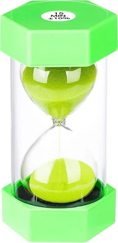 Miniatura 29 de SuLiao Reloj de arena colorido de 3 minutos, reloj de arena morado, temporizador de reloj de arena de plástico para niños, juegos, aula, cocina
