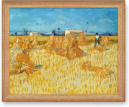 Miniatura 225 de A&T ARTWORK Noche estrellada sobre el Ródano de Vincent Van Gogh. Tamaño del marco: 36 x 30 pulgadas, tamaño de la imagen: 30 x 24 pulgadas