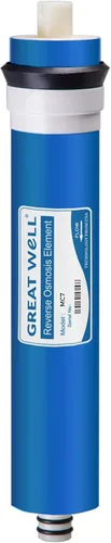 iSpring Greatwell Membrana de ósmosis inversa certificada NSF 75 GPD 11.75 x 1.75 pulgadas, reemplazo para sistema de filtración de agua potable RO