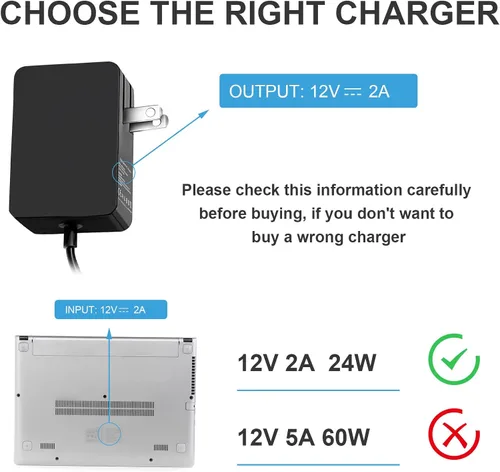 Miniatura 4 de Cargador adaptador de CA de fuente de alimentación de tableta de 24 W para Microsoft Surface RT, Surface 2, Surface Pro 1, Surface 1512 1516 i5 i7