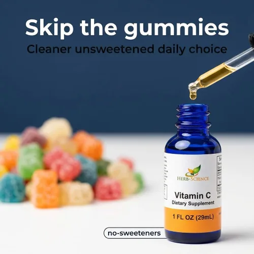 Miniatura 7 de Vitamina C líquida: ácido ascórbico prensado en frío, de alta absorción, vegano, sin alcohol, gotas de vitamina C sublinguales, sin sabores
