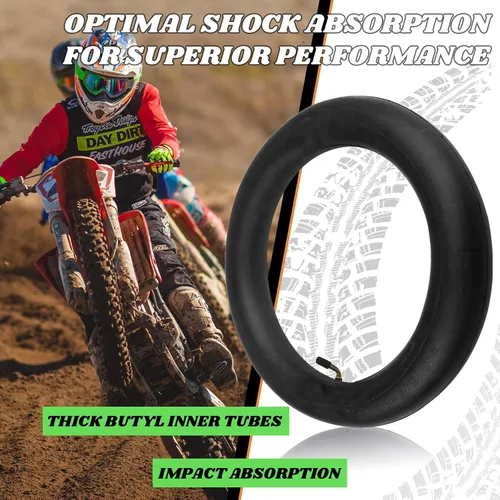 Miniatura 4 de AR-PRO 2.50/2.75-10 Tubo interior de repuesto para moto de cross resistente con válvula de vástago doblado TR-87, compatible con Honda Crf50 / Xr50