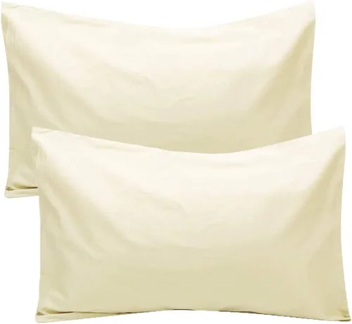 Miniatura 29 de Fundas de almohada de algodón peinado de 600 hilos (paquete de 2) tamaño Queen de 20.0 x 30.0 in, color rosa claro liso Rosa Claro (Sólido)