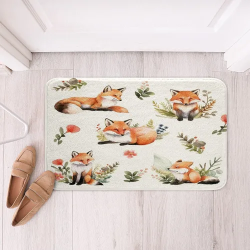 Miniatura 38 de Feelyou Tapetes de baño estampados, con patrón de sombrero occidental, para niños y niños, vaquera rosa, para ducha, accesorios de baño abstractos