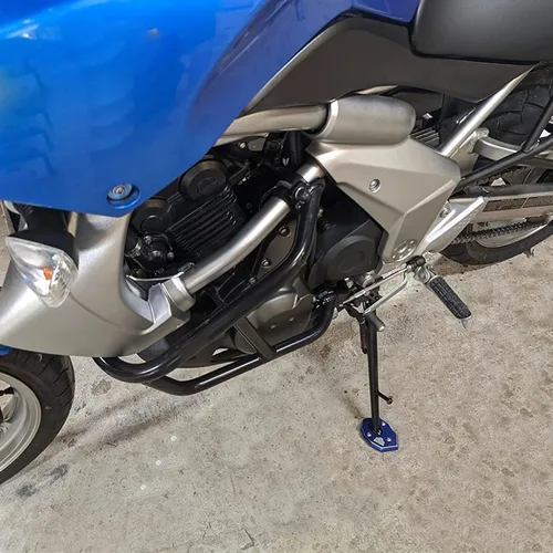 Miniatura 5 de Motocicleta Kickstand Extender Pie Lateral Soporte de Extensión Pad Placa de Soporte Para Kawasaki Z650 Z900 Z1000 Z1000SX ER-6N ZX6R ZX10R