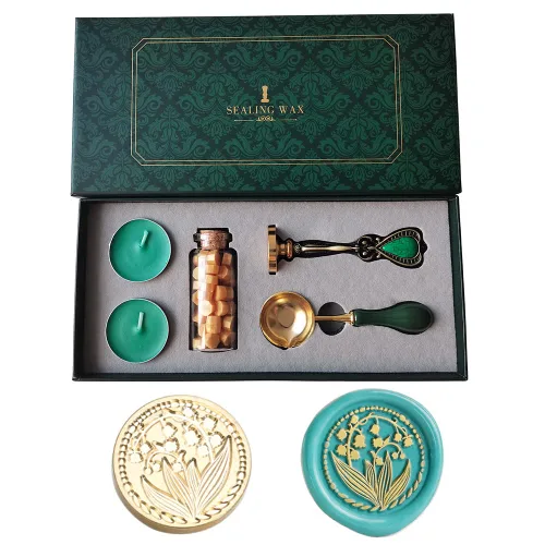 Miniatura 8 de Juego de 3 sellos de cera personalizados, estilo europeo, vintage, juego de sellos de cera para invitaciones de boda, paquetes de vino, sobres