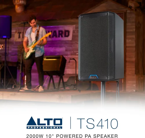 Miniatura 11 de ALTO TS410 2000 W 10" Altavoz PA amplificado con mezclador de 3 canales, transmisión Bluetooth, vinculación de altavoces inalámbricos, aplicación DSP