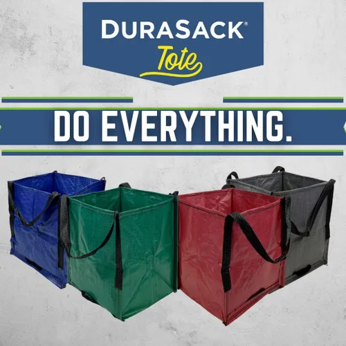 Miniatura 8 de DURASACK Bolsa de almacenamiento resistente de 22 galones, bolsa de mudanza de polipropileno tejido resistente, diseño reutilizable, con capacidad