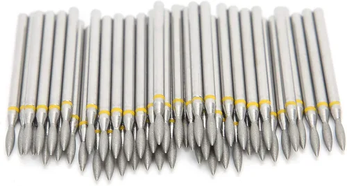 Miniatura 10 de Estink Juego de 50 brocas profesionales para pulir uñas, herramienta de manicura, brocas de repuesto para el hogar, salón de uñas, cuidado de pies