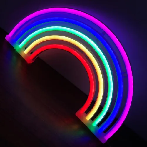 Miniatura 24 de Letreros de neón de nube, luz LED para decoración de pared, funciona con pilas o USB, para dormitorio, estética, habitación de adolescentes, niñas