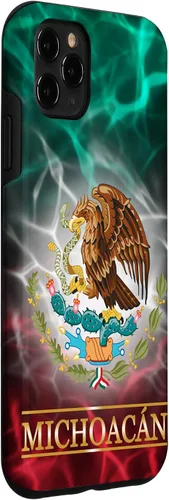 Miniatura 3 de Funda para iPhone 11 Pro Max con la bandera de Michoacán de México, orgullosa de las raíces mexicanas