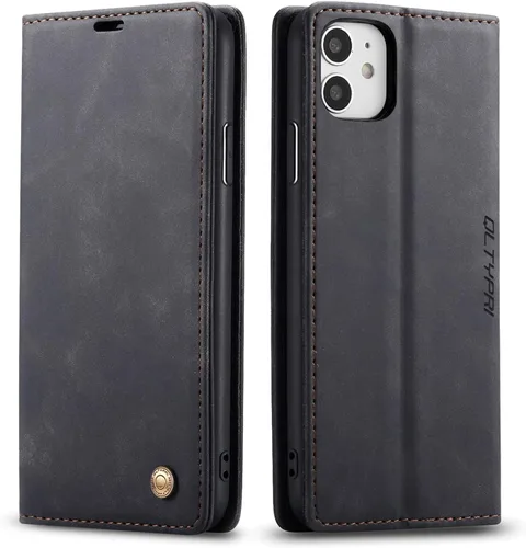 Miniatura 127 de QLTYPRI Para iPhone Air Case Wallet Con Tarjetero, Vintage PU Cuero Kickstand Cierre Magnético A Prueba De Golpes Folio Libro Funda Para IPhone 17