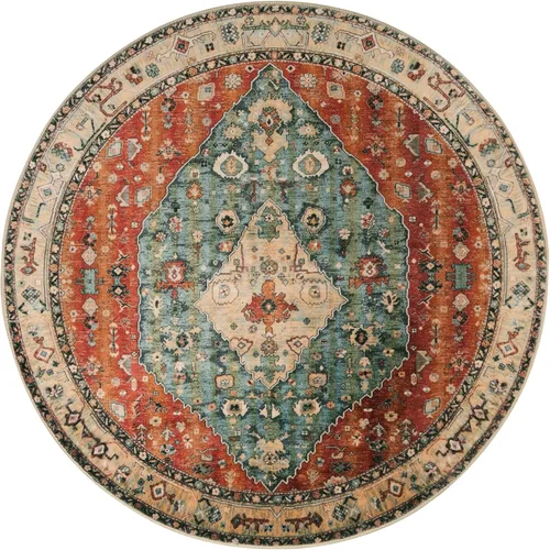Miniatura 89 de Lahome Alfombra Bohemia Tribal Lavable de 3 x 5, Alfombras Antideslizantes para Entrada, Dormitorio, Sala de Estar, Vintage, Ultra Suave, No