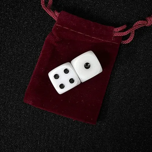 Miniatura 2 de SUMAG Ultimate Forcing Dice Trucos de magia Primer plano Sala Ilusiones Trucos Mentalismo Props Bar Trick Force Un número de dados de puntos mágicos