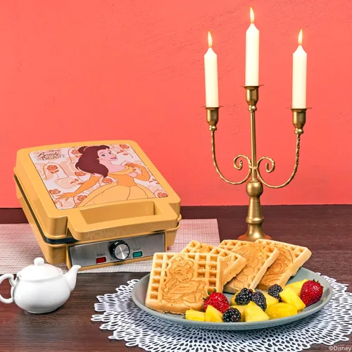Miniatura 3 de Uncanny Brands Gofrera de Lujo de la Bella y la Bestia de Disney - Bella y la Bestia en tus Gofres Beauty and the Beast